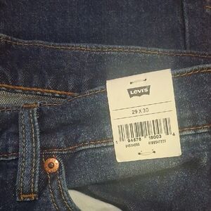 Levi's Dark Blue Jeans with Copper Accents